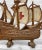 Brown Antique Arts & Crafts Cast Iron Spanish Galleon Ship Doorstop For Sale - Image 8 of 9