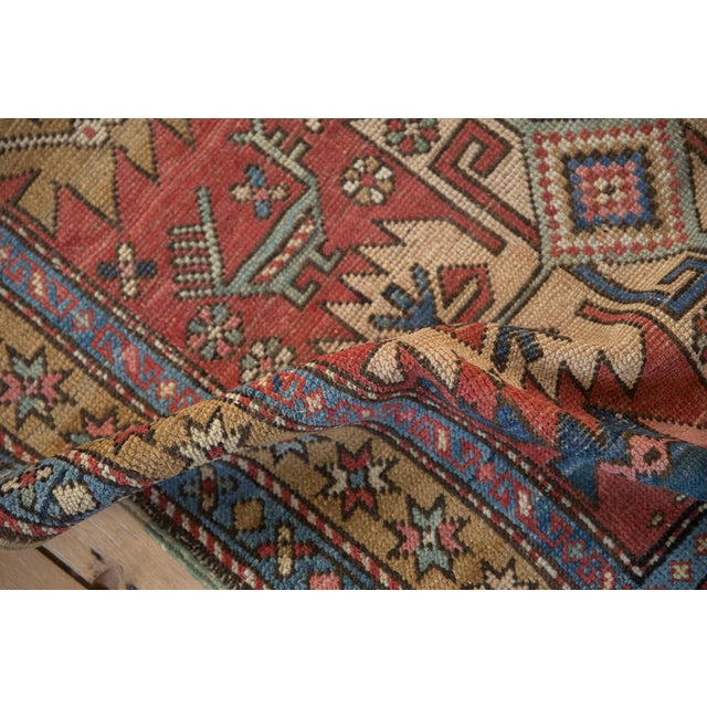 Boho Chic Vintage Heriz Rug - 3'5" X 5' For Sale - Image 3 of 12
