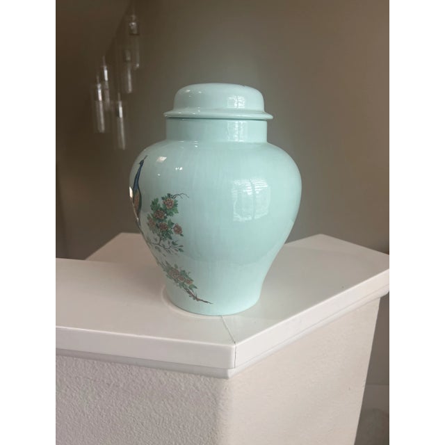 Such a wonderful item. It was given to me by a good friend. Item is in a good pre owned condition. I love the peacock...