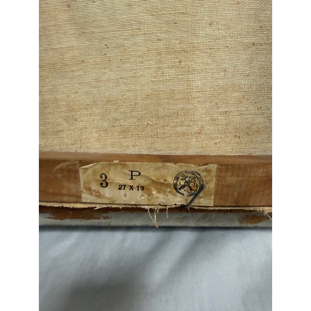 2000 - 2009 Vintage Madeleine Siesi Religious Saint Painting Canvas European France For Sale - Image 5 of 6