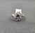 Early 21st Century 1.85 Ct Tanzanite & Diamond Ring Size 6.75 For Sale - Image 5 of 10