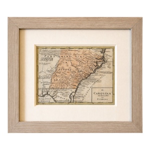 1757 Map of North & South Carolina, Georgia, and Florida, by Homman Heirs