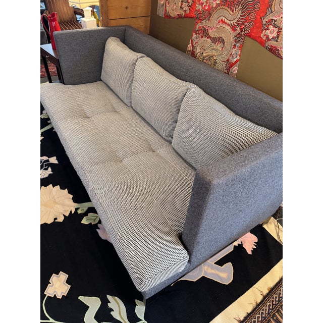 Textile Jay Jeffers Bespoke Shelter Sofa, in the Style of Milo Baughman For Sale - Image 7 of 12