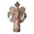Erzgebirge-Style German Wooden Folk Art Angel Christmas/Holiday Collectible For Sale