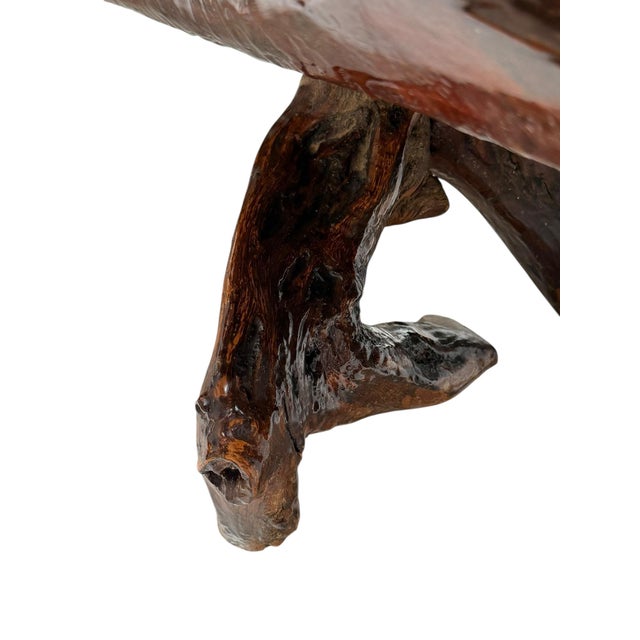 1970s Brutalist Tree Root Coffee Table, 1970s For Sale - Image 5 of 14