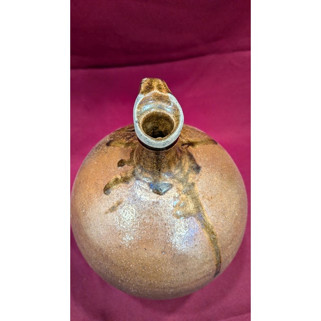 19th Century Southern Alkaline Glazed Whiskey Jug For Sale - Image 4 of 7