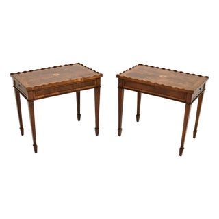 Vintage Sheraton Style Side Tables, 1930, Set of 2 For Sale