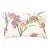 Scalamandre 22" x 14" Dianthus Lumbar Pillow in Posey For Sale