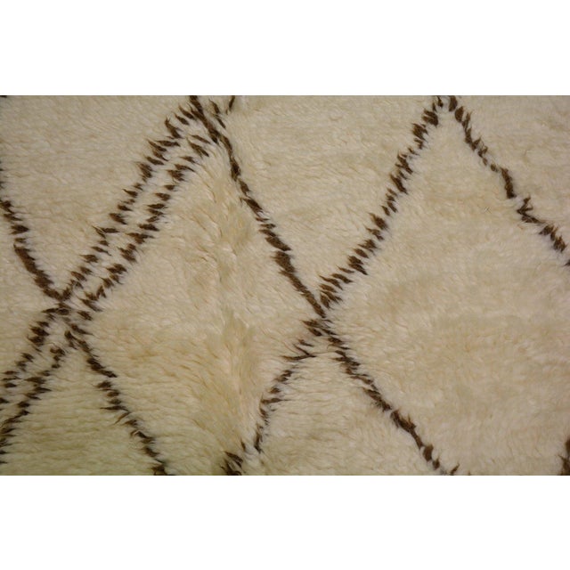 Moroccan Moroccan Hand Knotted Wool Rug, 10'x14' For Sale - Image 3 of 6