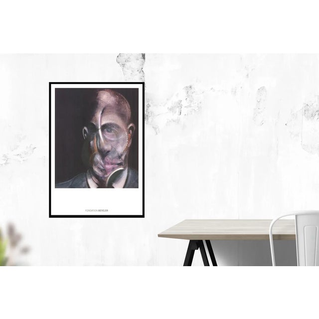Portrait of Michel Leiris by Francis Bacon, Unsigned Offset Lithograph.39.25 x 27.5 inches
