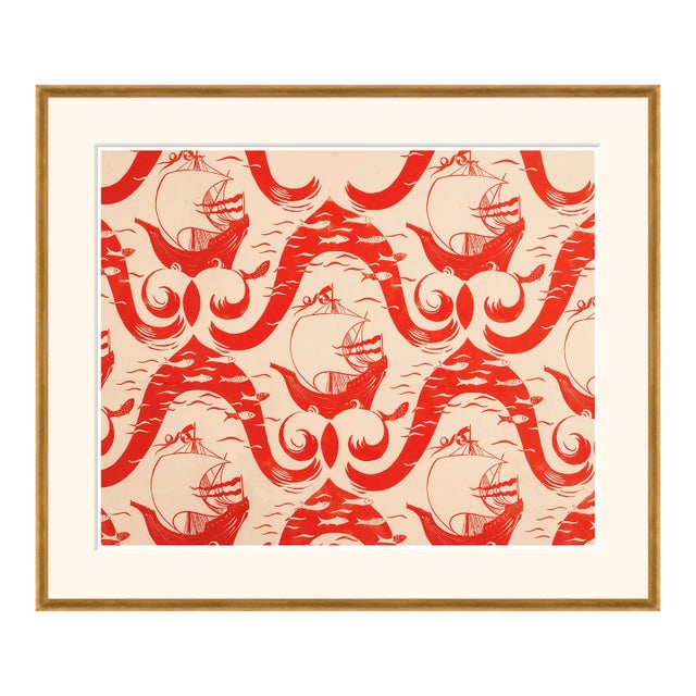 Cravelle Art Print in Gold Frame by Paule Marrot For Sale