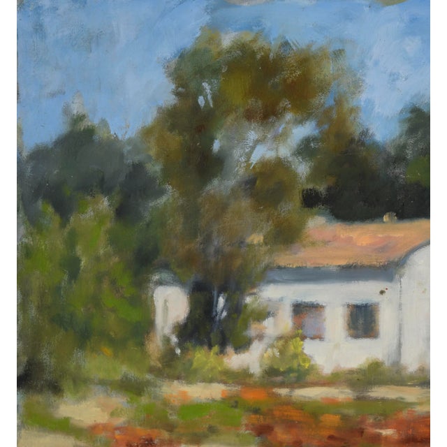 American Countryside Home - 2018 Original Oil by Maria Pavao Hadsell For Sale - Image 3 of 5
