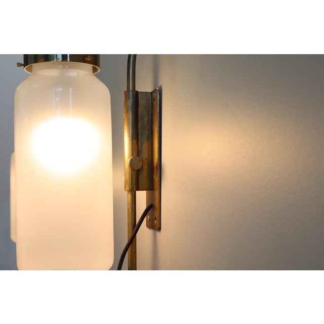 Dominioni Azucena Model LP10 Brass Wall Lamps by Luigi Caccia Dominioni for Azucena, 1958, Set of 2 For Sale - Image 11 of 15