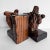 Wood Vintage Burlwood Bookends - a Pair For Sale - Image 7 of 9
