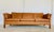 Animal Skin Mid-Century Danish Cognac Three Seater Sofa by Morgans Hansen For Sale - Image 7 of 18