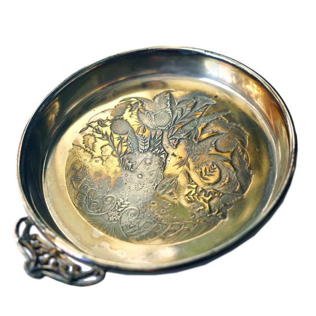 Silver Plated Tilting Tea Pot Set For Sale - Image 11 of 12