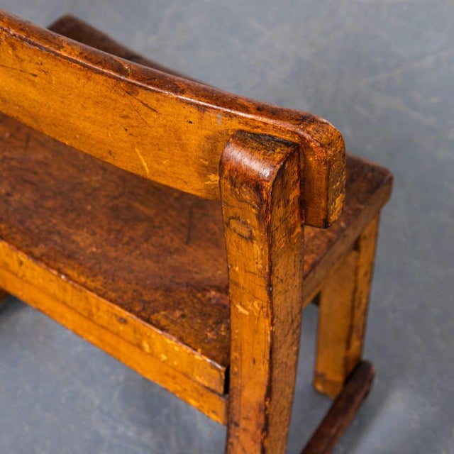 English Childrens Stacking School Chair, 1920s For Sale - Image 4 of 8