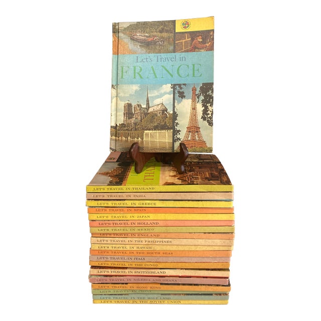 1960’s Let’s Travel Book Set of 20 For Sale