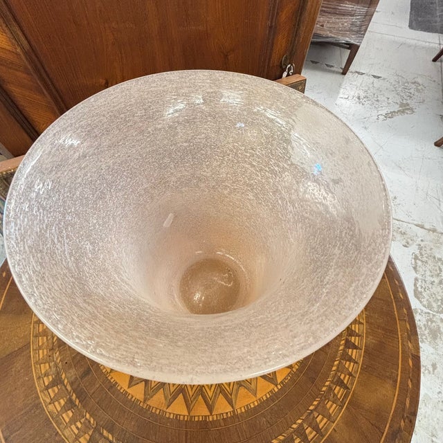 Large Vintage Murano Glass Vase, 1930s For Sale - Image 11 of 14
