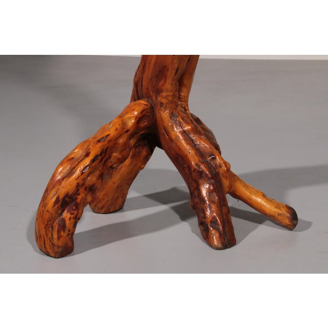 Brown Sculptural Oak Coat Rack, Italy, 1960 For Sale - Image 8 of 10