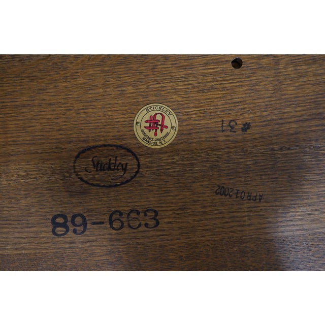 Stickley Mission Oak Round Lamp Table For Sale - Image 12 of 12
