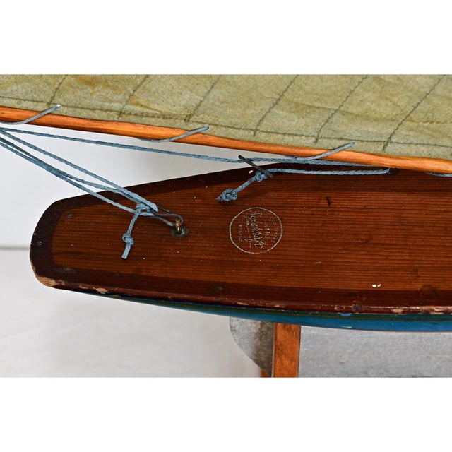 Wood Scottish Early 20th Century Pond Yacht For Sale - Image 7 of 12