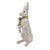Large White Rabbit Statement Animal Sculpture Earth Needs California Glazed Terracotta Statue 27.5" For Sale - Image 4 of 17