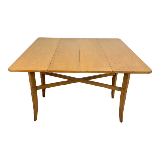 Tommi Parzinger Extendable Drop-Leaf Dining Table For Sale