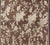 Mocha Vintage Turkish Oushak Rug With Free-Flowing Green & Cream Flower Blossoms For Sale - Image 4 of 11