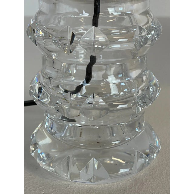 Mid-Century Crystal Lamps by Carl Fagerlund for Orrefors Sweden, 1970s, Set of 2 For Sale - Image 10 of 14