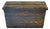 Antique Primitive Painted Wood Trunk With Original Patina – Early 20th Century For Sale