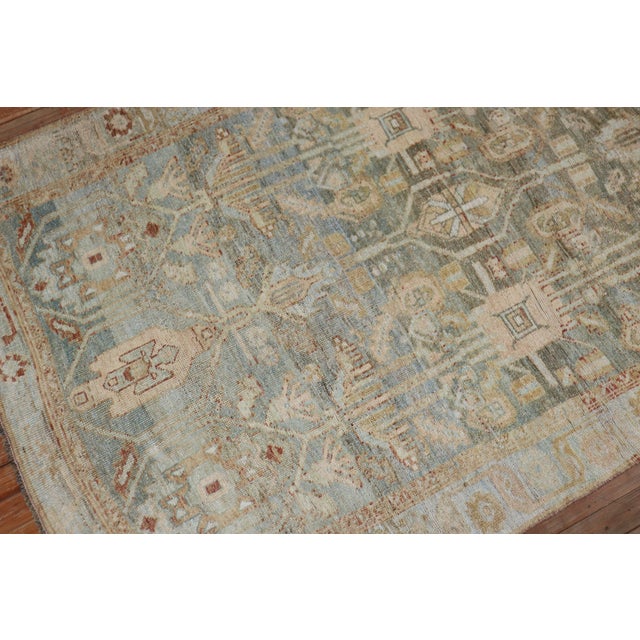 Textile Antique Zabihi Collection Persian Bidjar Carpet - 4' x 6'6" For Sale - Image 7 of 8