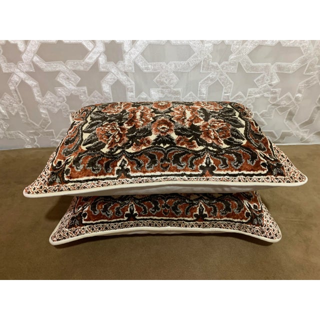 vintage Re-Designed and Hand-Engineered Pillow Covers - a Pair . size 59 cm * 39 cm # 15 inch * 23 inch . . ag, pillow...