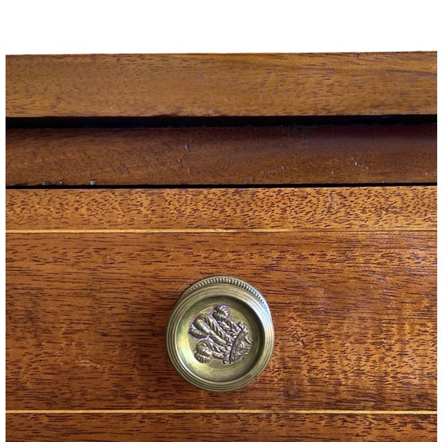 Hepplewhite Early 19th Century English Hepplewhite Inlaid Side Tables - a Pair For Sale - Image 3 of 6