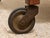 Vintage Oak Rolling Side Table Cart With Drawer and Lower Shelf For Sale - Image 12 of 12