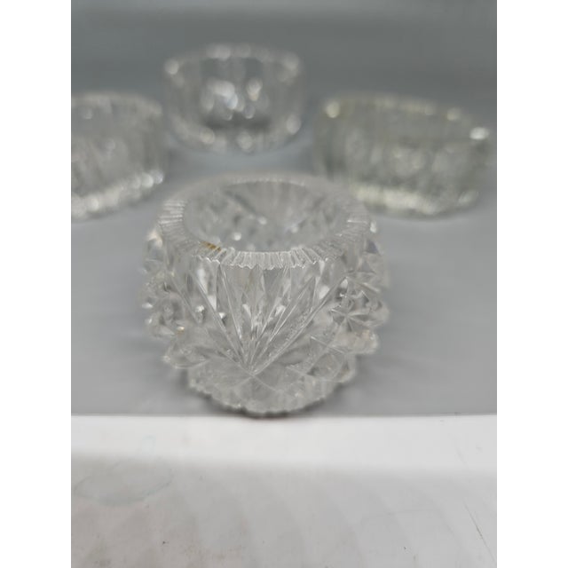 Cut Glass Salt Cellar, Vintage