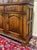 Antique English Large Bookcase Cupboard Cabinet Triple Door Glass Oak C. 1930s For Sale - Image 17 of 18