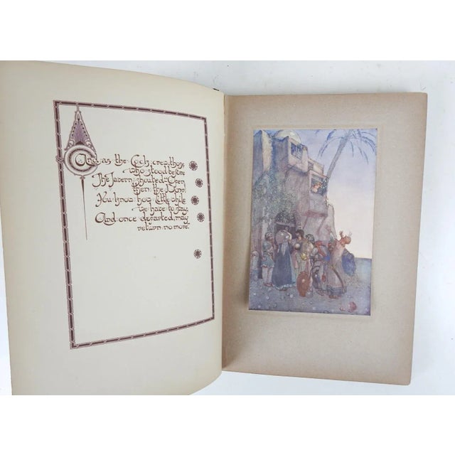 Paper 1909 Rubaiyat of Omar Khayyam Illustrated by Will Pogany Book For Sale - Image 7 of 9