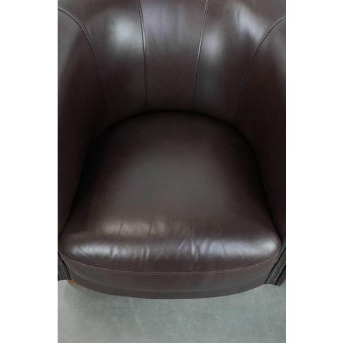 1990s Club Chairs in Cowhide Leaher, Set of 2 For Sale - Image 5 of 16