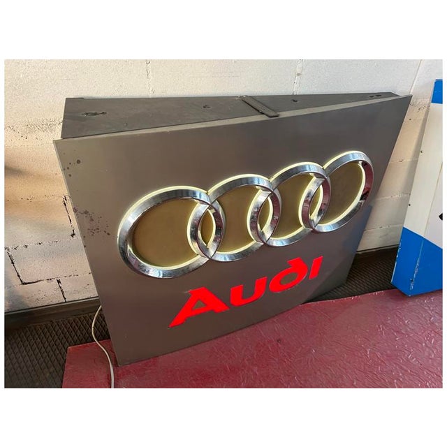 Audi Backlit NEON Sign, 1980s For Sale - Image 4 of 18