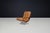Mid-Century Modern Set of Swivel Lounge Chair and Ottoman in Cognac Leather attributed to Eugen Schmidt, Germany, 1970s, Set of 2 For Sale - Image 3 of 16