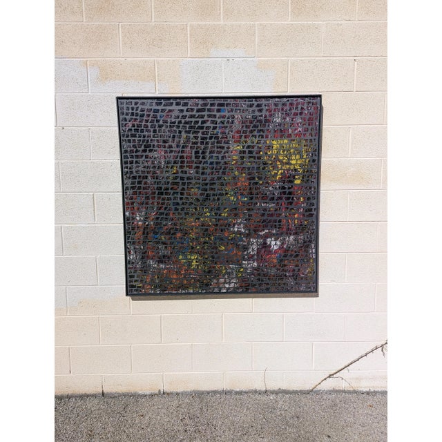 Contemporary Abstract Original Acrylic Painting by Kelly Caldwell For Sale - Image 4 of 5