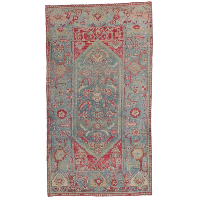 Antique Persian Malayer Rug - 03'09 X 06'10 For Sale - Image 9 of 9