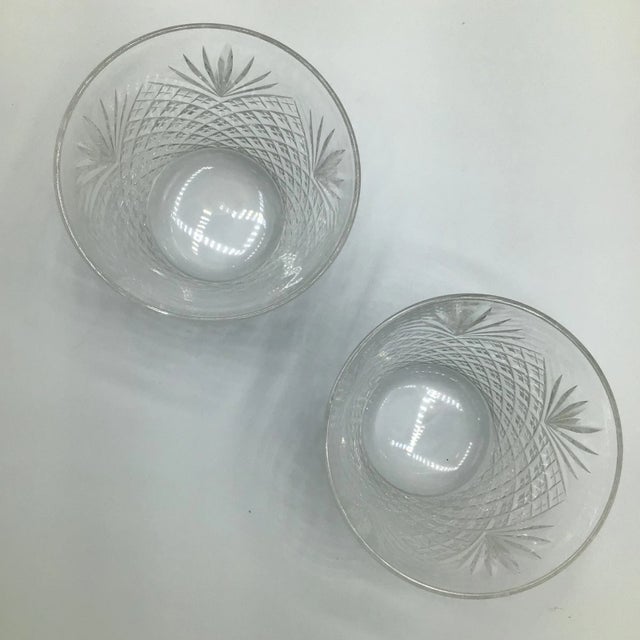 Hawkes Old Fashioned Glasses Strawberry Diamond and Fan Cut Crystal -Set of 2 For Sale - Image 12 of 12