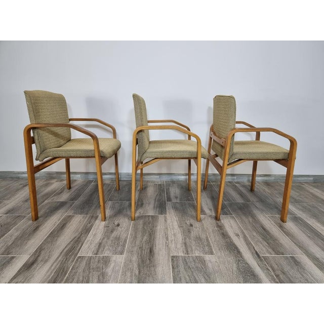 Czechoslovakian Armchairs by Ludvik Volak for Holes Tree, Set of 3 For Sale - Image 12 of 18