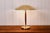 Large Swedish Modern Brass and Beech Table Lamp by Harald Notini for Böhlmarks Lampfabrik Ab, 1940s For Sale - Image 17 of 17
