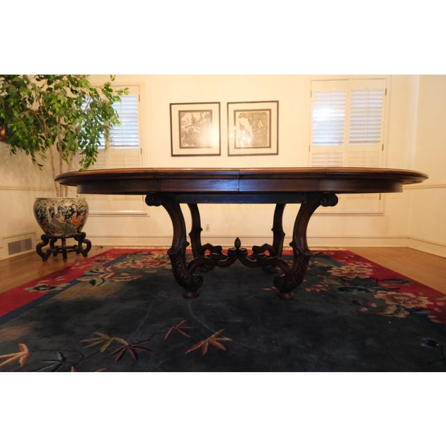 **Vintage Henredon Dining Table & 6 Chair Set – Excellent Condition** Beautiful vintage dining set by Henredon including...