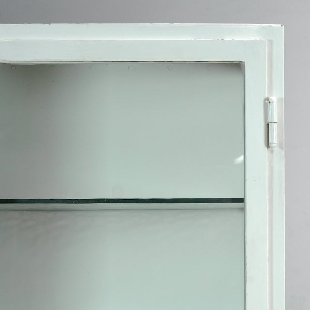 Vintage Iron Medicine Cabinet, 1930s For Sale - Image 10 of 12