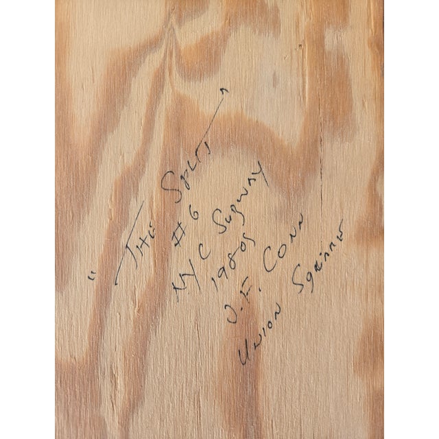 1980s Rare J. F. Conn (John Conn) Signed Photograph "The Split" #6 Nyc New York Subway 1980s Photography For Sale - Image 5 of 5