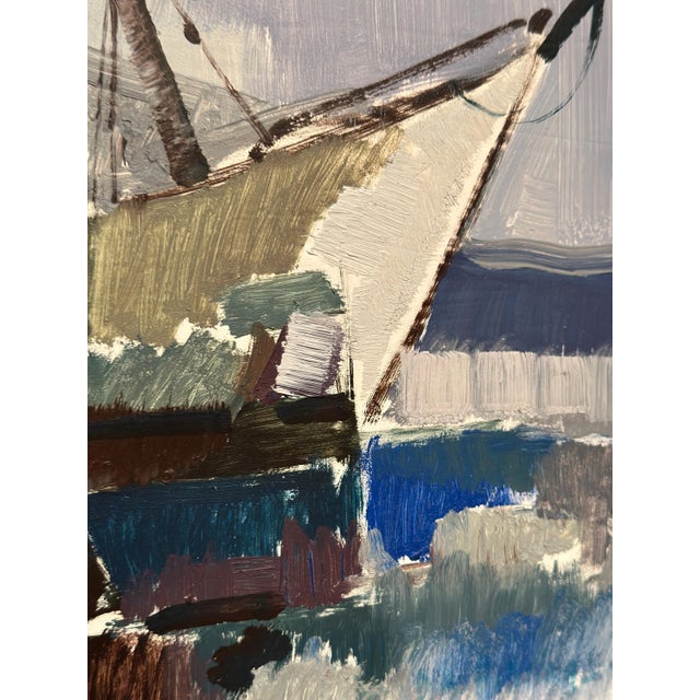 Gösta Stawåsen, Marine Scene, 1950s, Oil on Panel, Framed For Sale - Image 16 of 18